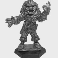New scifi Alien Hunter character from Checkpoint Miniatures