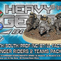 Springer Riders Infantry for use with all the Terra Novan factions by Dream Pod 9