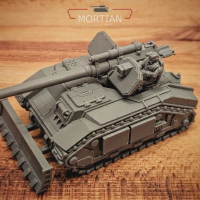 Mortian Scout tank with cannon and artillery insert. The inserts are changeable. Can be used as field ordanance proxy.